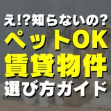 函館市でペットと一緒に暮らす前に…！ペットOK賃貸物件の正しい選び方と注意点を解説します
