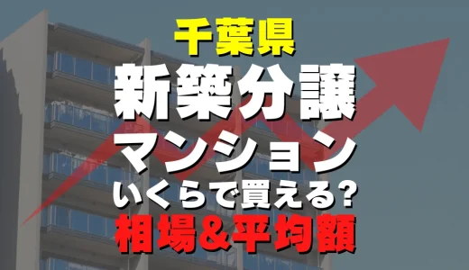 千葉県の新築分譲マンション｜平均価格・広さ面積・人気の間取りを徹底リサーチ